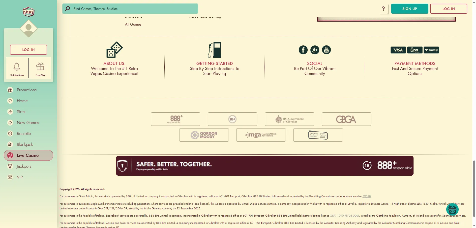 777 Casino sports betting — place bets on top sporting events
